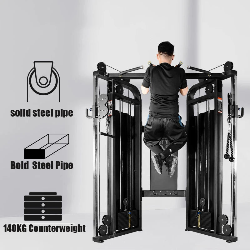 Double Arm Machine Puller Strength Multi-Functional Training Platform Gantry