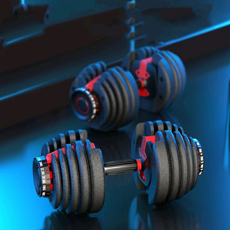 Adjustable Dumbbell 40kg With Stand (pair)