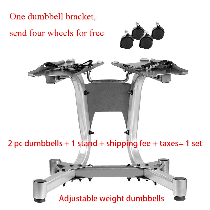 Adjustable Dumbbell 40kg With Stand (pair)