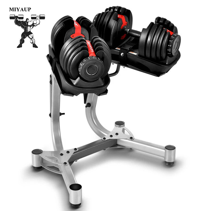 Adjustable Dumbbell 40kg With Stand (pair)