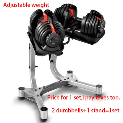 Adjustable Dumbbell 40kg With Stand (pair)