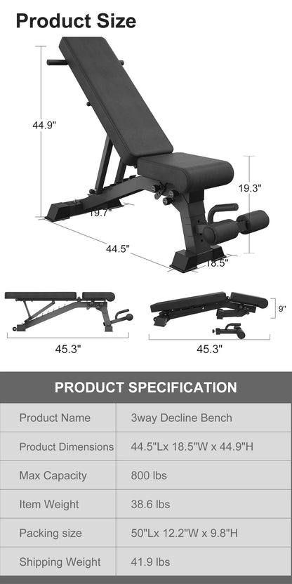 Homeuse Adjustable New Exercise Multi Function Multifunctional Folding Lifting Commercial Press Weight Bench